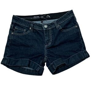Heidi Klum by Jordache Cuffed Blue Denim Shorts, size 27
